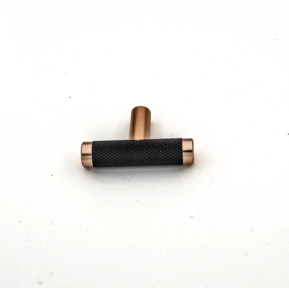 Aluminium Handle HD - 24307 - 50MM BLACK + GOLD  (L50H34MM) 2.webp