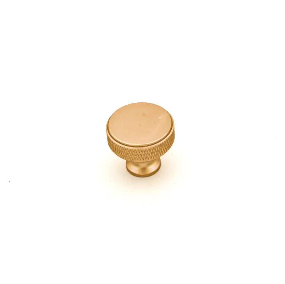 Aluminium Handle, Brass Gold HD - 24306 BRASS GOLD (KNOB D31H27MM) 1.webp