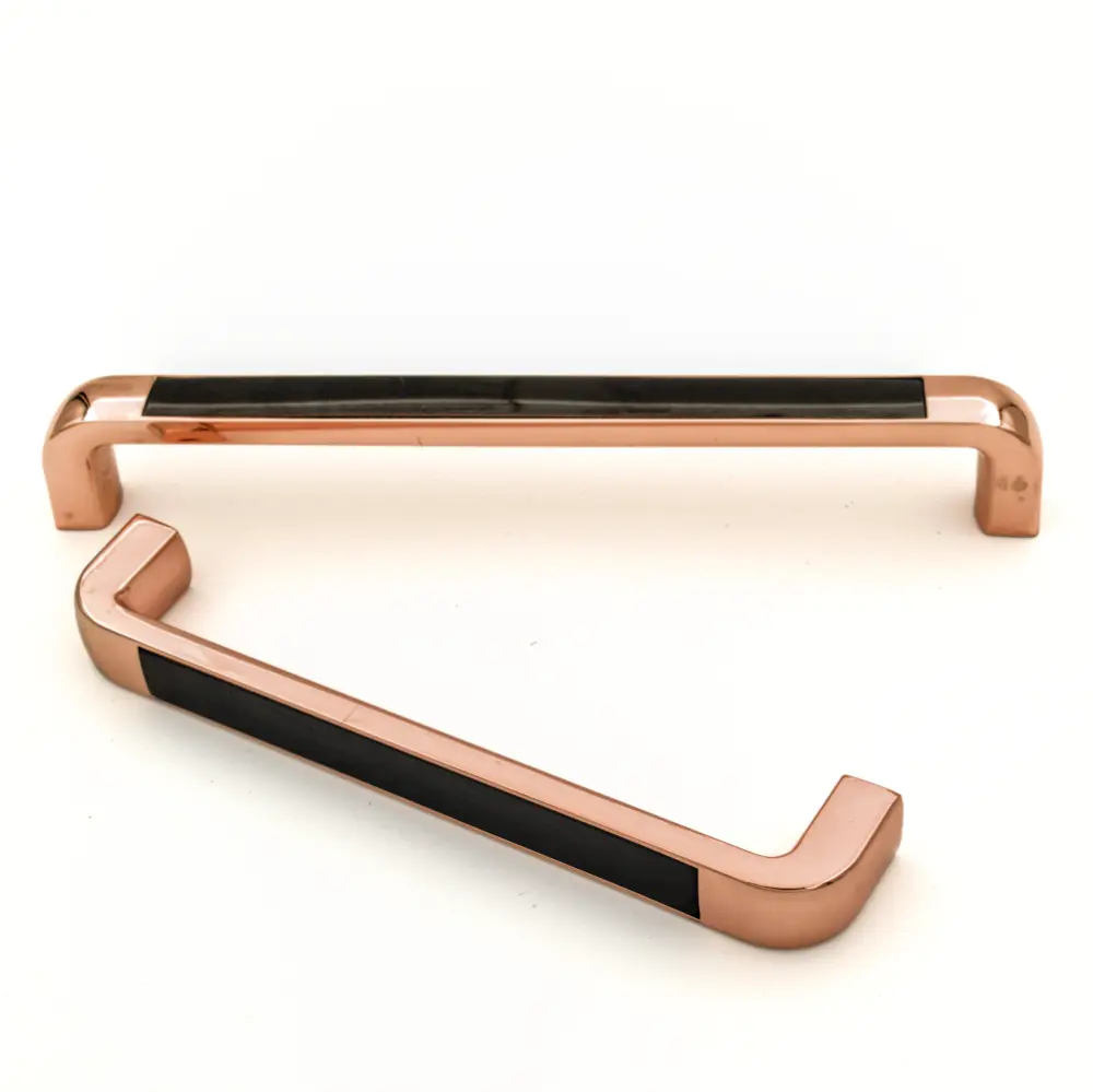 Zamak Handle HD - 240927 - 96MM ROSE GOLD + GUN BLACK 3.webp