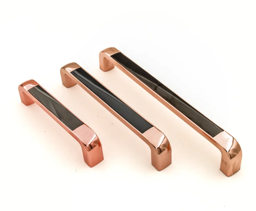 Zamak Handle HD - 240927 - 96MM ROSE GOLD + GUN BLACK 2.webp