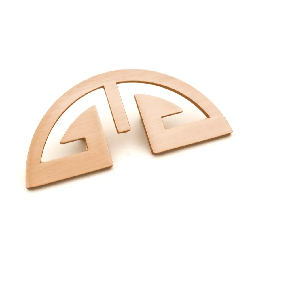 Zamak Handle HD - 242112S - BRUSH GOLD (32 X 98 X W45 X H16mm) 3.webp