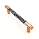 Aluminium Handle HD - 24307 - 96MM GREY + GP (96*150*H34MM)