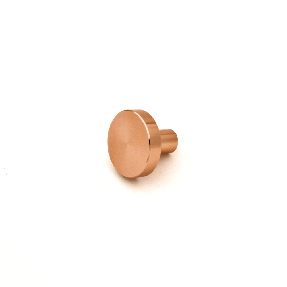 Aluminium Handle, Brass Gold HD - 243011 - BRASS GOLD (KNOB, D30*H25MM)