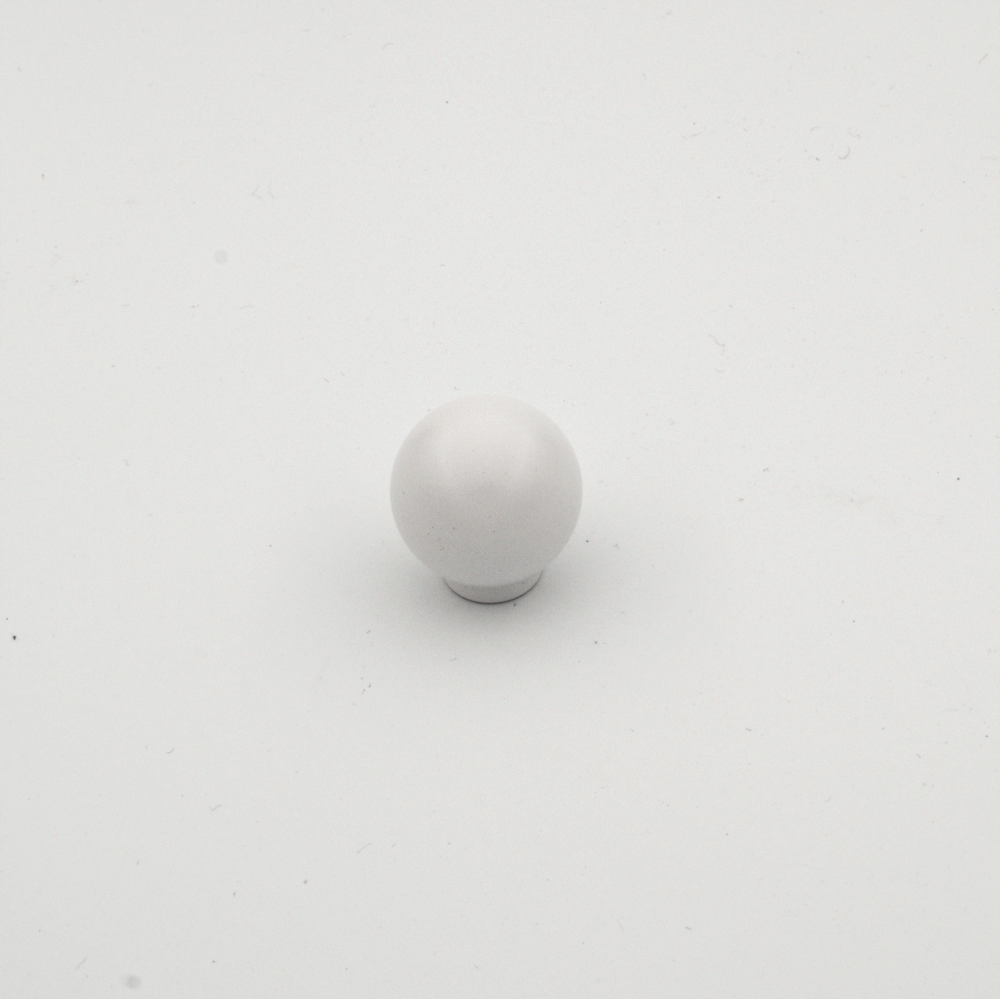 Aluminium Handle, Color Coating HD - 24D018 - WHITE (D24 X H26MM)