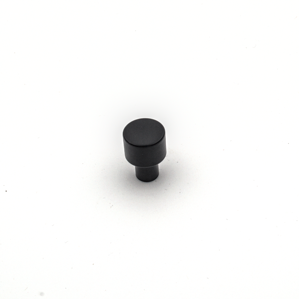 Aluminium Handle, Color Coating HD - 24D023 - BLACK (D18 X H25MM)