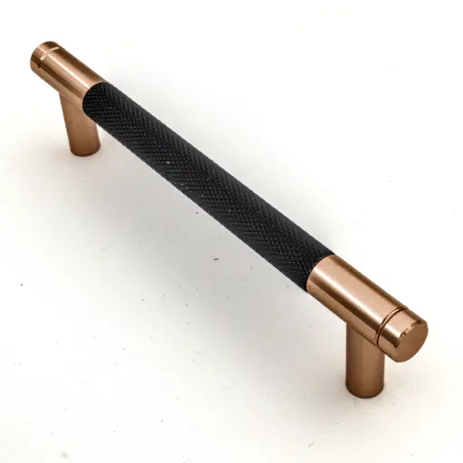[HD - 24307 - 96MM BK + GP (96*150*H34MM)] Aluminium Handle HD - 24307 - 96MM BK + GP (96*150*H34MM)