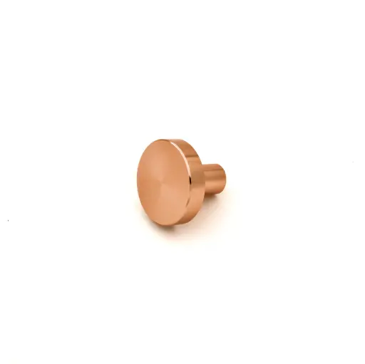 [HD - 243011 - BRASS GOLD (KNOB, D30*H25MM)] Aluminium Handle, Brass Gold HD - 243011 - BRASS GOLD (KNOB, D30*H25MM)