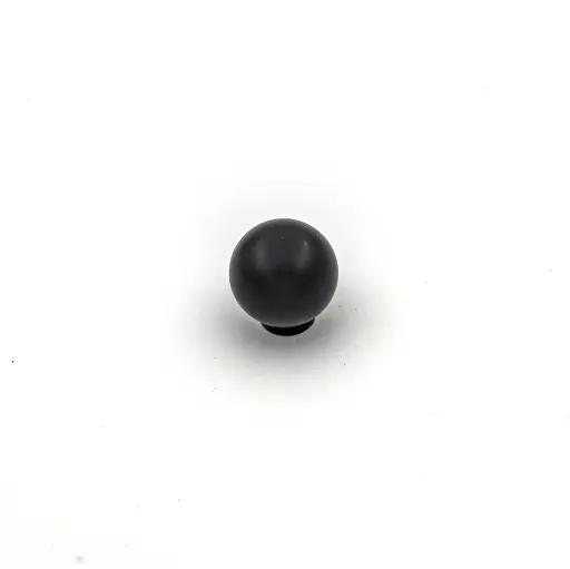 [HD - 24D018 - BLACK (D24 X H26MM)] Aluminium Handle, Color Coating HD - 24D018 - BLACK (D24 X H26MM)