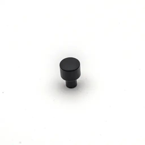 [HD - 24D023 - BLACK (D18 X H25MM)] Aluminium Handle, Color Coating HD - 24D023 - BLACK (D18 X H25MM)