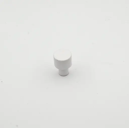[HD - 24D023 - WHITE (D18 X H25MM)] Aluminium Handle, Color Coating HD - 24D023 - WHITE (D18 X H25MM)