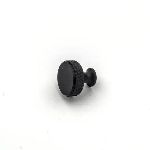 [HD - 24306 MATT BLACK (KNOB D30*H27MM)] Aluminium Handle, Matt Black HD - 24306 MATT BLACK (KNOB D30*H27MM)