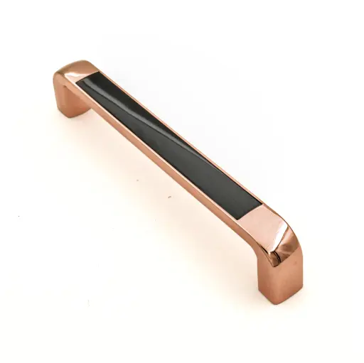[HD - 240927 - 160MM ROSE GOLD + GUN BLACK] Zamak Handle HD - 240927 - 160MM ROSE GOLD + GUN BLACK