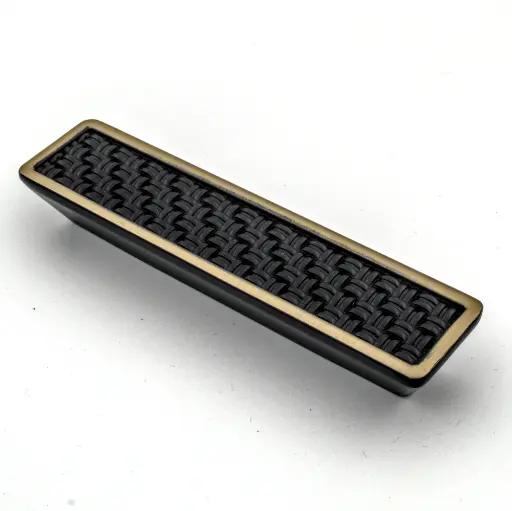 [HD - 24A5 (96 X 128 X W30 X H20MM) - ANCIENT BLACK COLOR] Zamak Handle HD - 24A5 (96 X 128 X W30 X H20MM) - ANCIENT BLACK COLOR